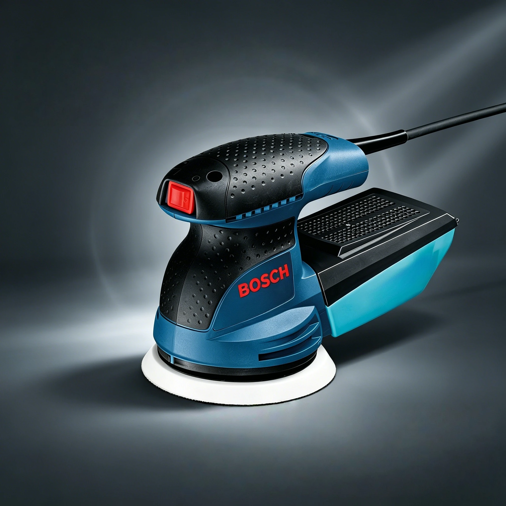 BOSCH GEX 125-1AE Eccentric Sanding Machine, 220V 125mm Speed Adjustable Random Orbit Sander Disc Grinder Power Tool