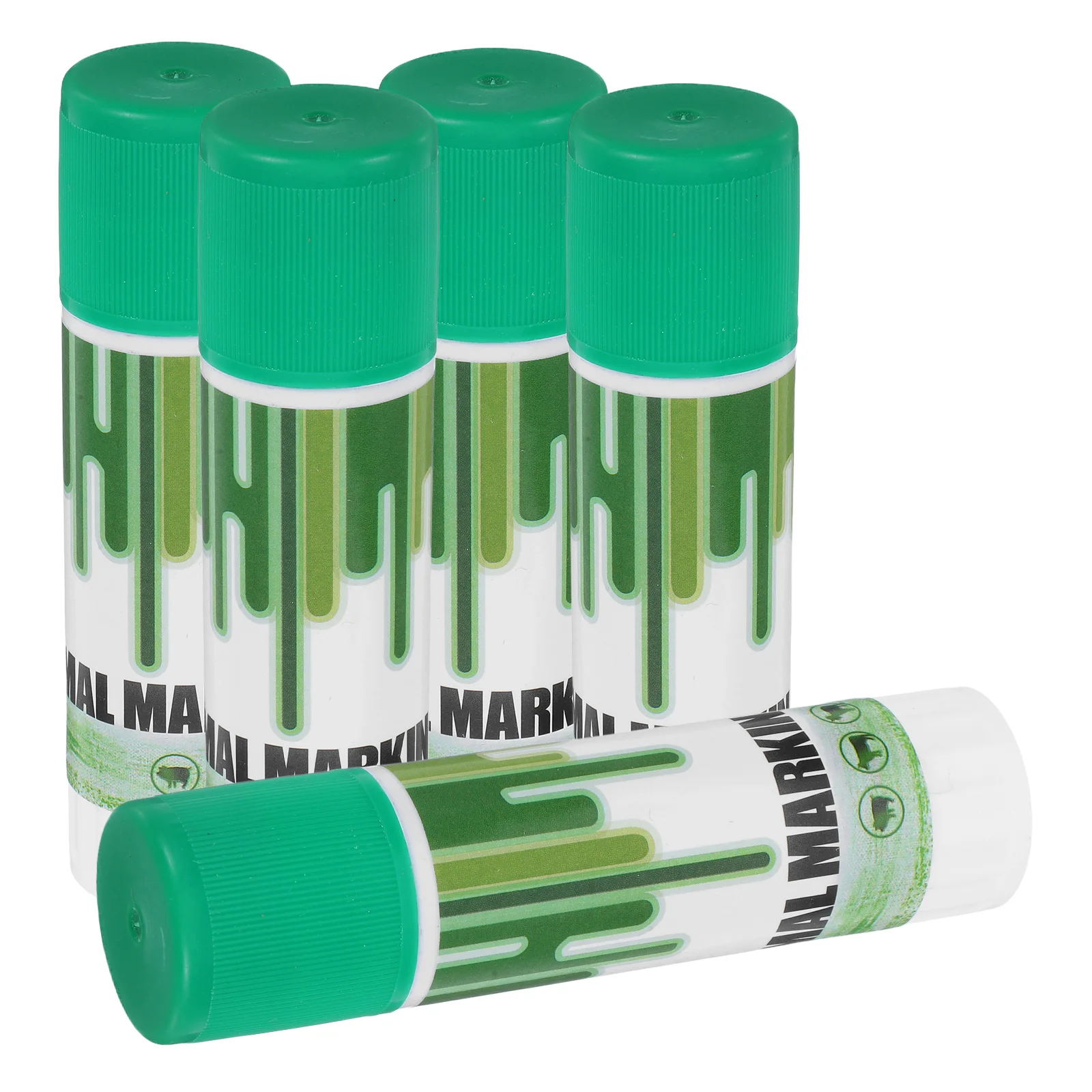 5 ชิ้นปศุสัตว์ Marker Identification Sticks สัตว์เครื่องหมายขี้ผึ้งดินสอสีสีอุปกรณ์ฟาร์มสี