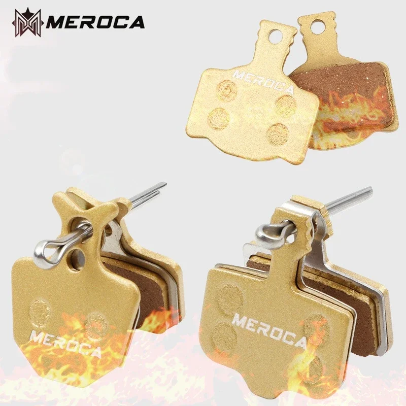 MEROCA 1 Pair Bicycle Metallic Disc Brake Pads Iamok For MTB Mountain Bike Shimano XTR M355 XT BB7 BB5 Copper Based Metal