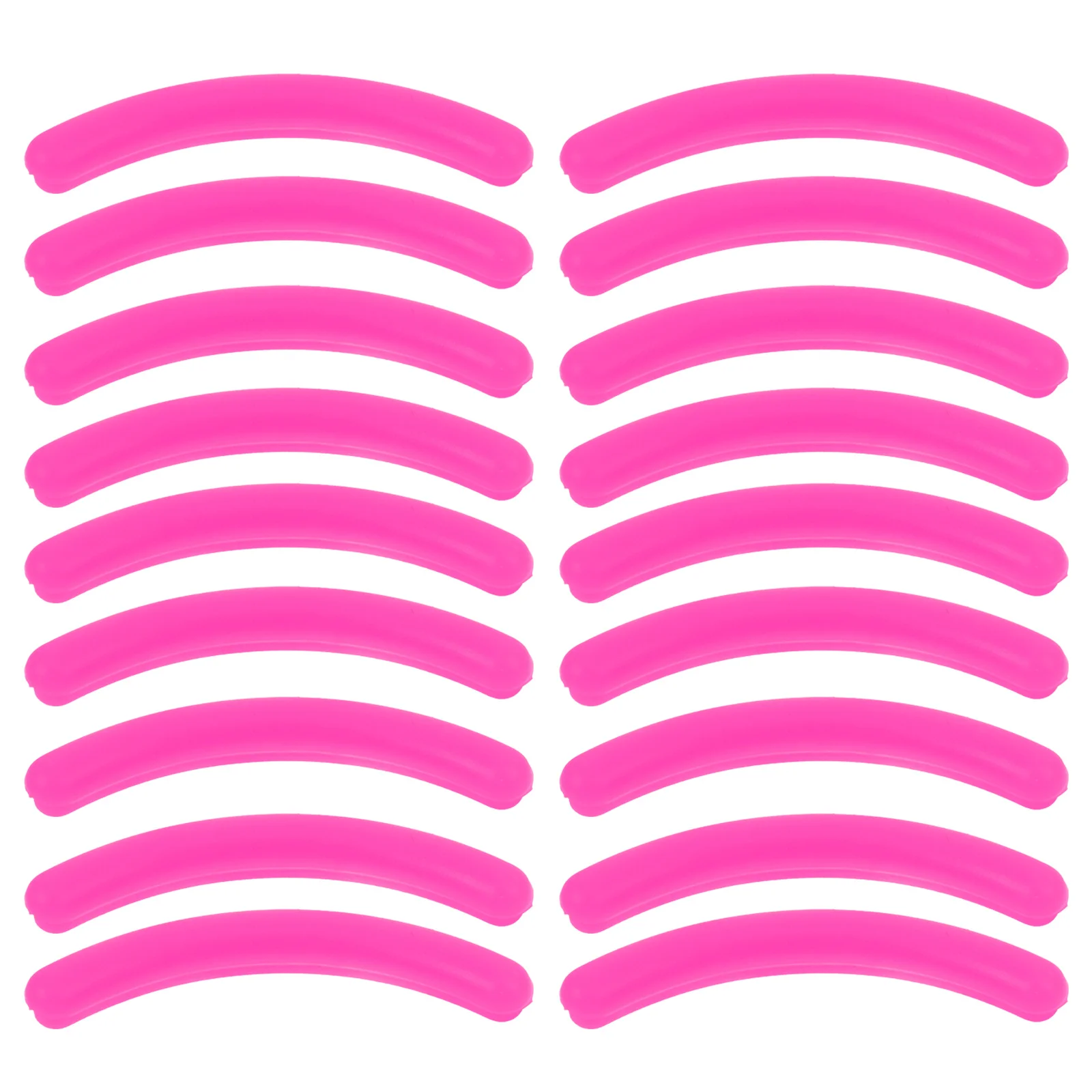 

24 Pieces Eyelash Curler Replacement Pads High Elasticity Silicone Pink Boxed lash tool curler refill beauty supplies