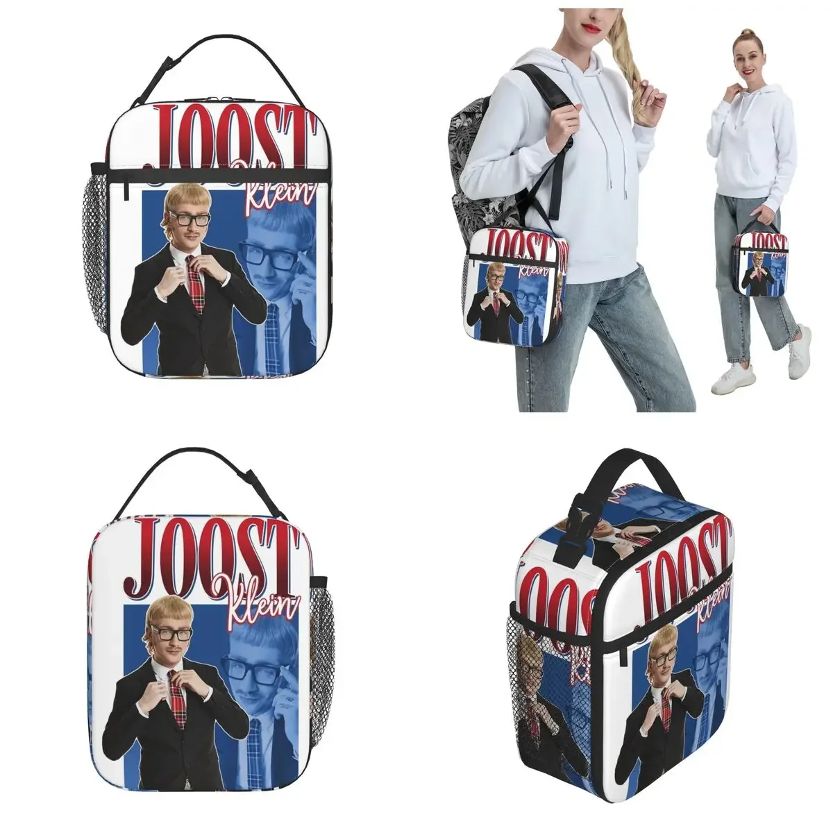 Insulated Lunch Tote Bag Retro Joost Klein Bootleg Product Song Contest 2024 Food Box New Arrival Thermal Cooler Bento Box