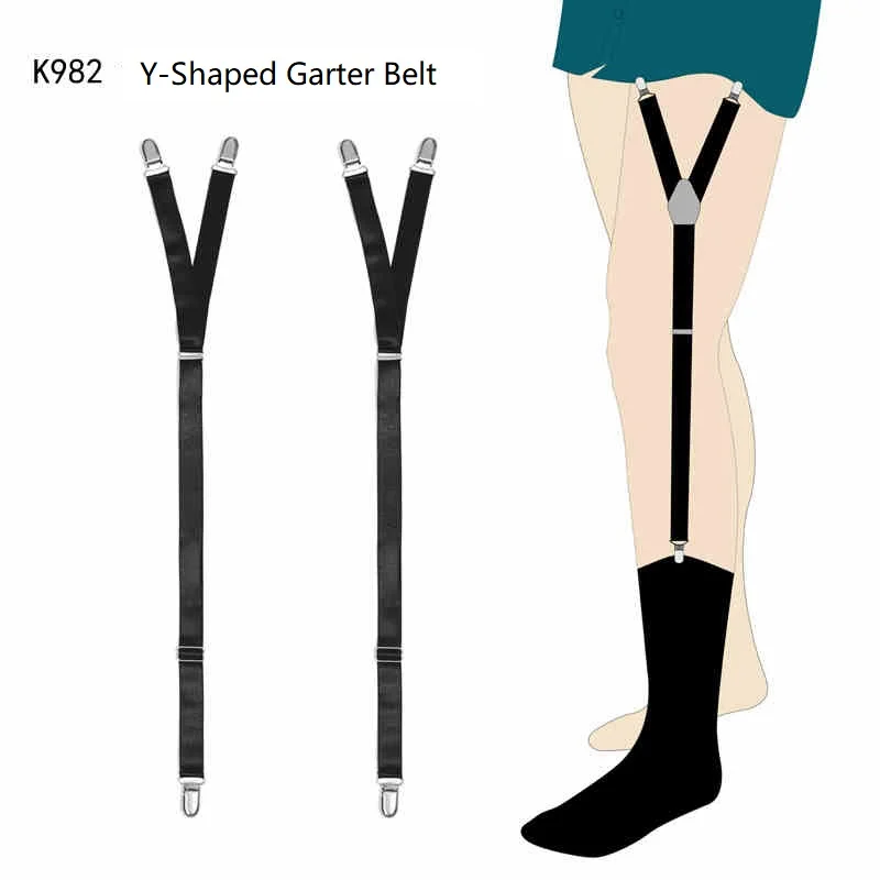 للجنسين قابل للتعديل مطاطا الرباط الأشرطة المضادة للانزلاق حزام كليب السحابة التجاعيد مقاومة تنوعا مشبك للملابس التبعي #3