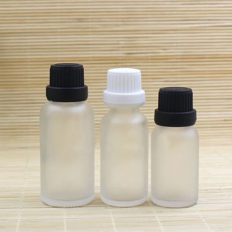 5ml10ml15ml20ml30ml50ml100ml frosted glass bottle screw lid essential oil sample toner moisture lotion emulsion water packing