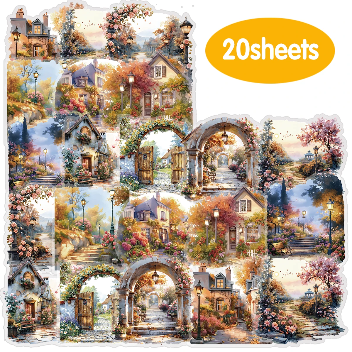 20-pcs-de-jardim-cidade-padrao-adesivos-vintage-para-papelaria-brinquedo-decalques-caixa-de-presente-quartos-decoracao-criancas-adesivos-selo-etiquetas