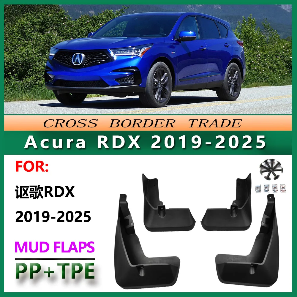 Para Acura RDX 2019 2020 2021 2022 2023 2024 2025 guardabarros estilo OE protectores contra salpicaduras juego de 4 ajuste perfecto para SUV