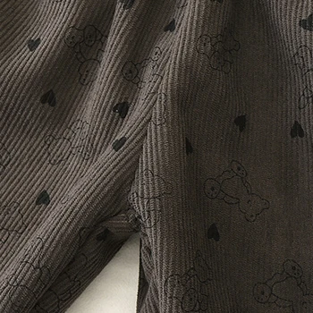Kids' Fleece-Lined Printed Trousers | Warm Polka Dot Pants for Ages 1-9 5 2026 Early Spring Fleece Lined Unisex Kids Pants Printed Toddler Boys Girls Trousers Retro Polka Dot Pattern Children's Clothes 5