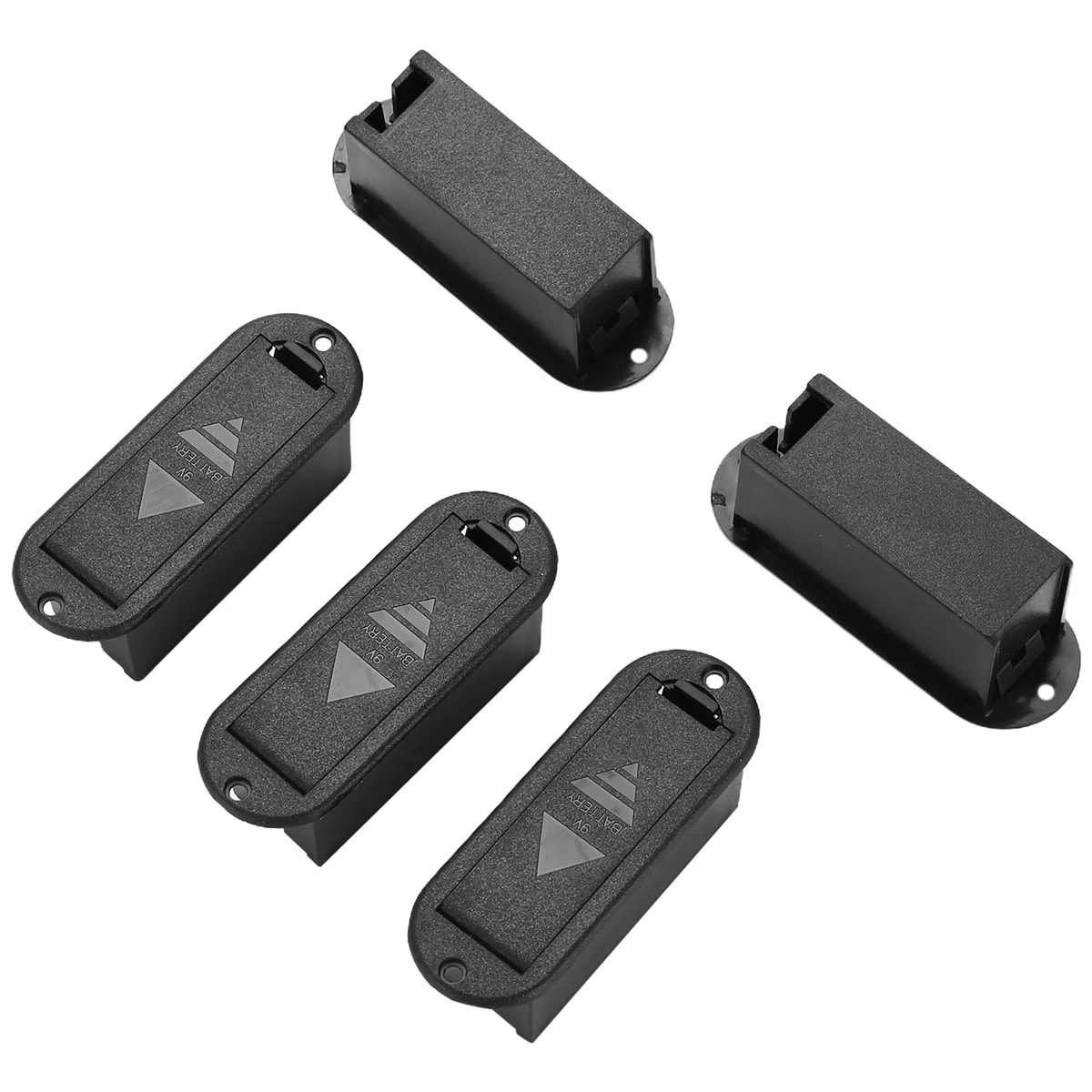 T28C 5pcs 9V Battery Case Holder Cover Box Replacement for Active Guitar Bass Pickup