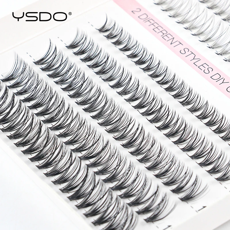 Pestañas Postizas Individuales con Rizo ABCD, Racimos, Esponjosas, Suaves, Naturales, de Visón, Suministros de Belleza 5