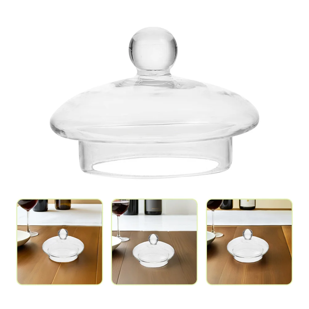 

Clear Glass Teapot Lid Replacement Heat Proof Cover for Tea Kettle Smooth Edges Fine Texture Elegant Look for Home Party Outdoor