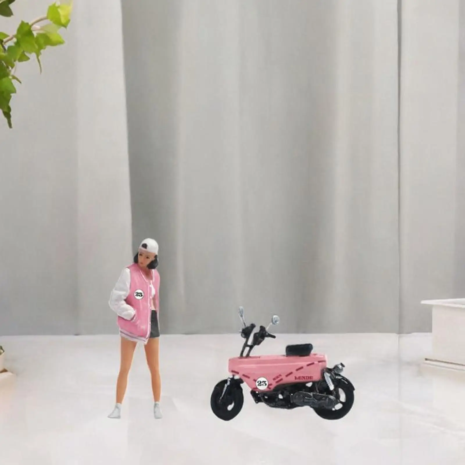 مجسم الأشخاص بمقياس 1/64، شخصية أنثوية، نموذج أشخاص مصغر من الراتنج نابض بالحياة لمشاريع ذاتية الصنع مشهد مصغر للديوراما #1