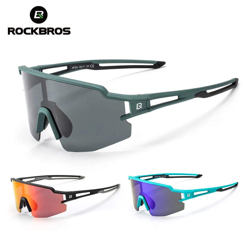 ROCKBROS Cycling Glasses Bicycle Glasses UV400 Bike Fishing Sunglasses Hiking Riding Polarized/Photochromic Eyewear Sport Goggle