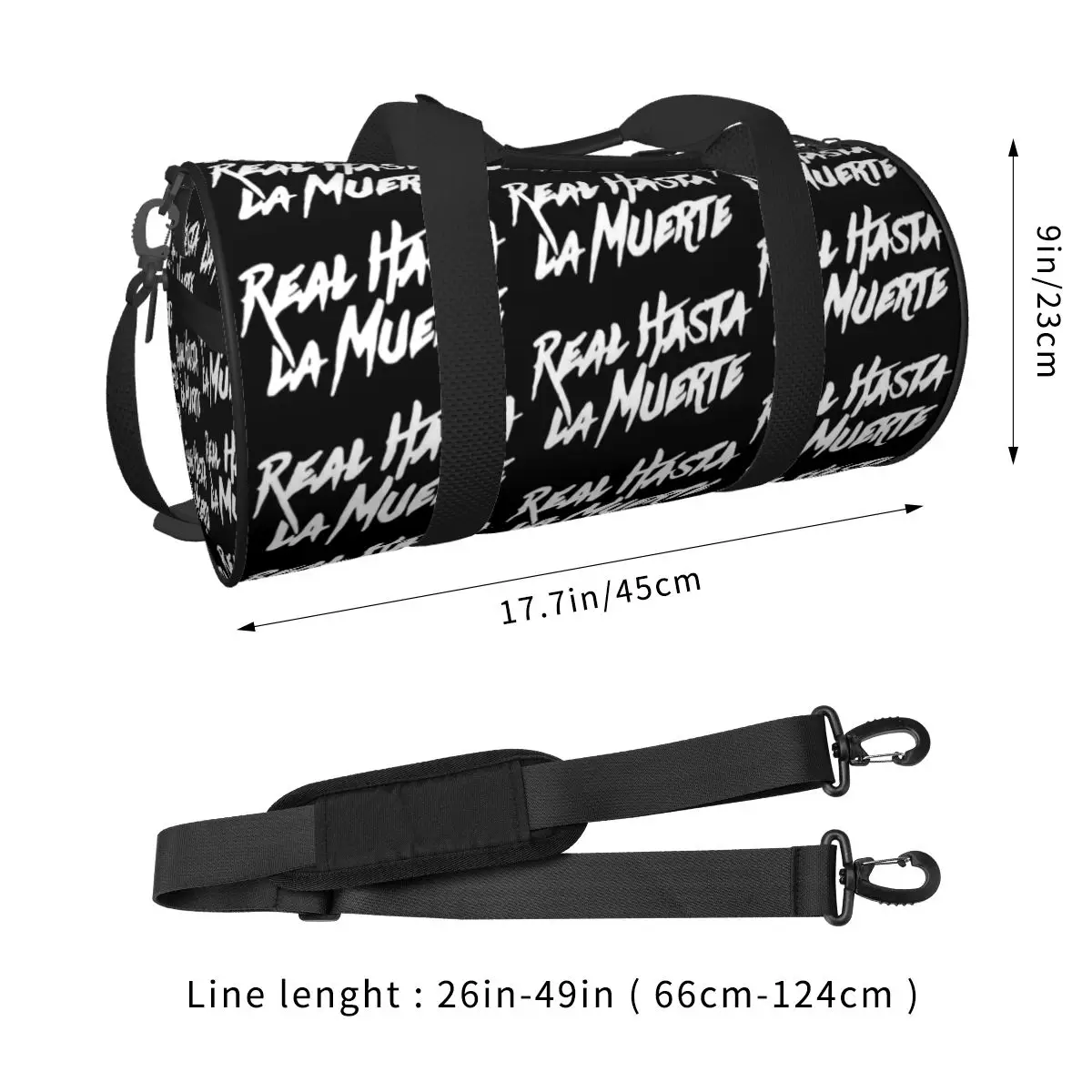 Anuel AA Large Duffle Gym Bag Multi-Functional Duffle Travel Bags Handbags Fitness bag