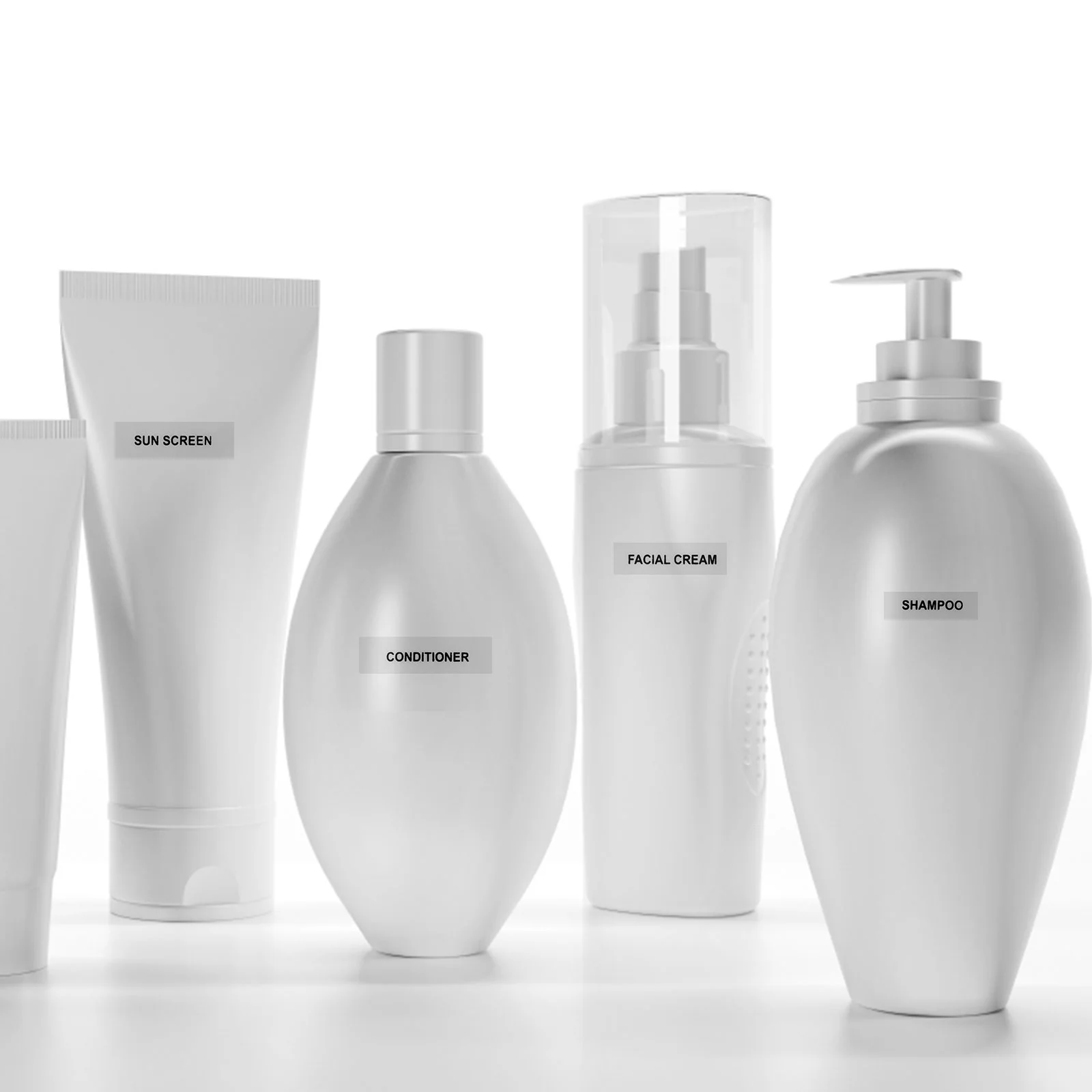 10 Pcs Cosmetics Sub-bottle Stickers Skincare Waterproof Labels Classification Decals Dispenser for