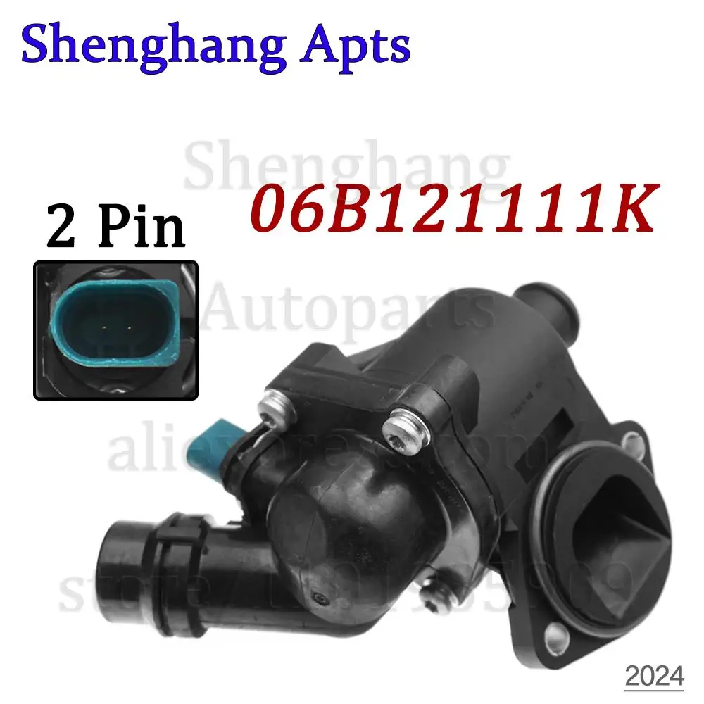 Engine Coolant Thermostat Housing Assembly For Audi Audi A4 8E2 2001-2008,VW Passat 06B121111K 06B121111D 06B121111G 06B121111H