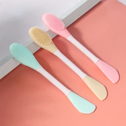 1pc Facial Mask Brush Silicone Facial Mask DIY Brush Original Soft Fashion Beauty Women's Skin Care Home Makeup Tools Nose Brush