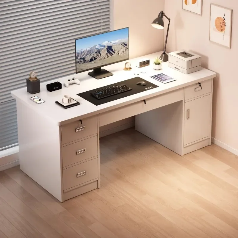 Simple Modern Computer Desk for Home Bedroom Office Staff Desktop Workbench
