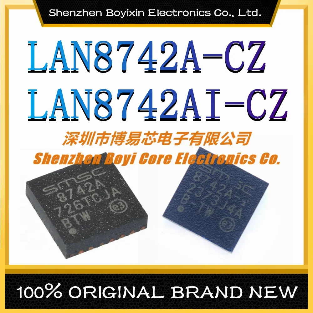 

LAN8742A-CZ LAN8742AI-CZ package：QFN-24 Original Genuine