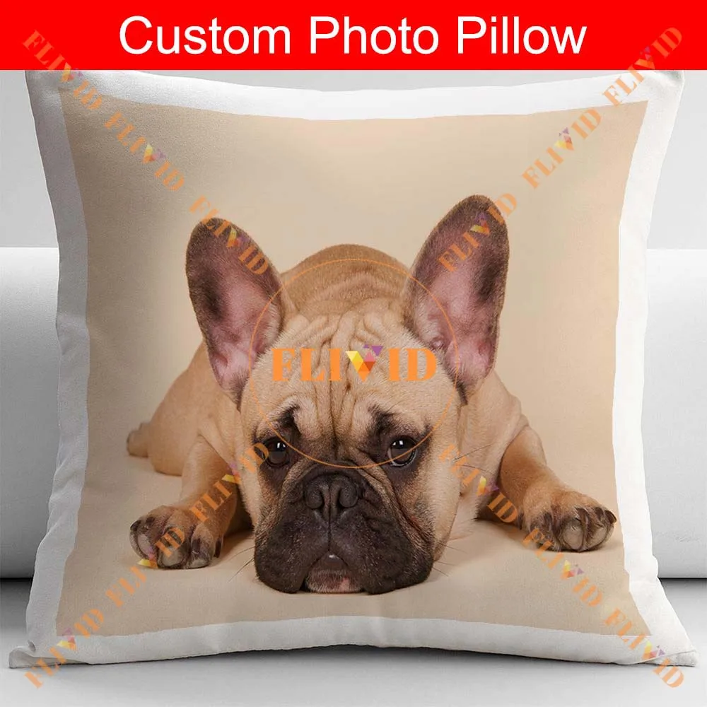 

Custom Pet Dog Cat Photo Pillows,Personalized Pillow,Custom Your Portrait Photo Pillow,Birthday Memorial Gift,Lover Gifts