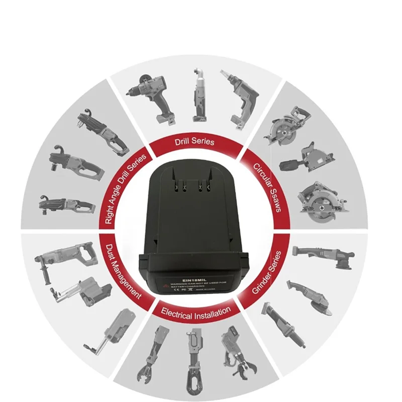 A74E-For 18V Li- Battery Adapter Converter To For 18V Li- Battery Tool