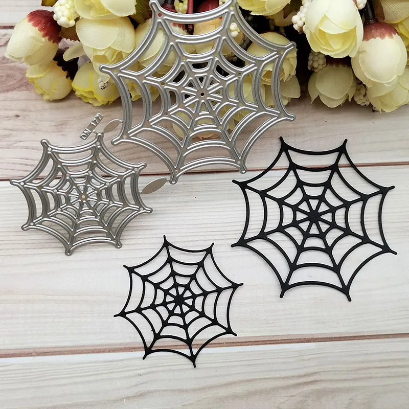 New Spider Web Decoration Craft Embossing Mold 2024 Metal Cutting Dies for DIY Decorative Scrapbooking Album Card Making