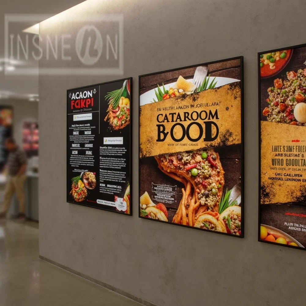 Pubblicità Light Box Segno Lettere personalizzate Menu Board Neon Poste Pannello Logo Stand Insegne sottili acriliche illuminate aziendali