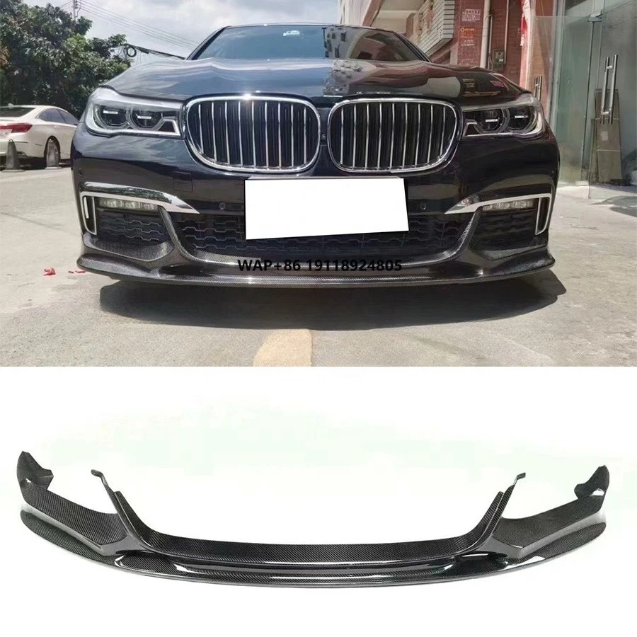

3D Style Carbon Fiber Front Bumper Lip Spoiler for 7 Series G11 G12 730i 740i M760 M Sport 2016-2020 New Condition