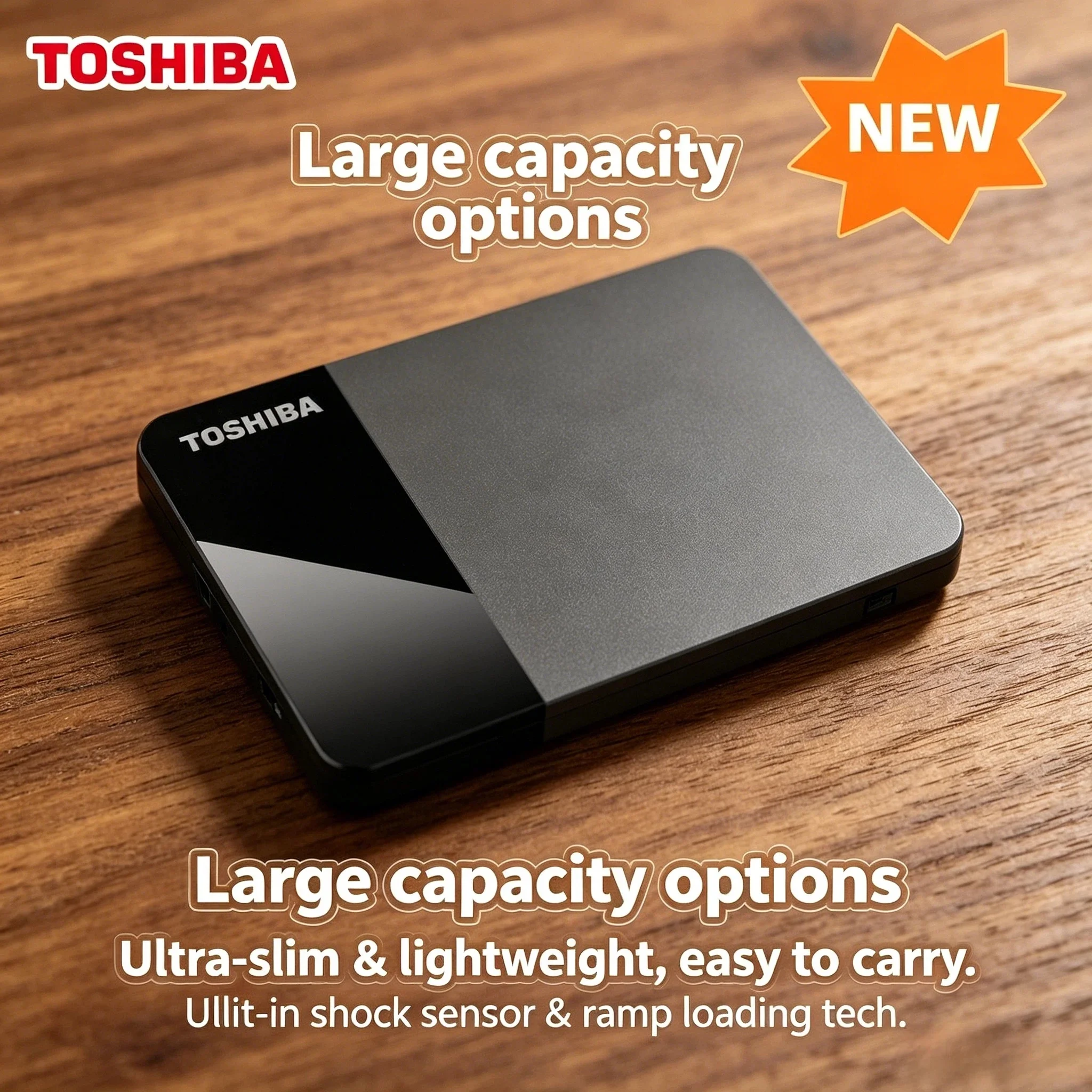 

Toshiba B3 Canvio Ready 4TB 2TB 1TB USB3.0 Portable External Hard Drive 2.5 Inch Hard Disk for Laptop Mac Android Ultra 4K