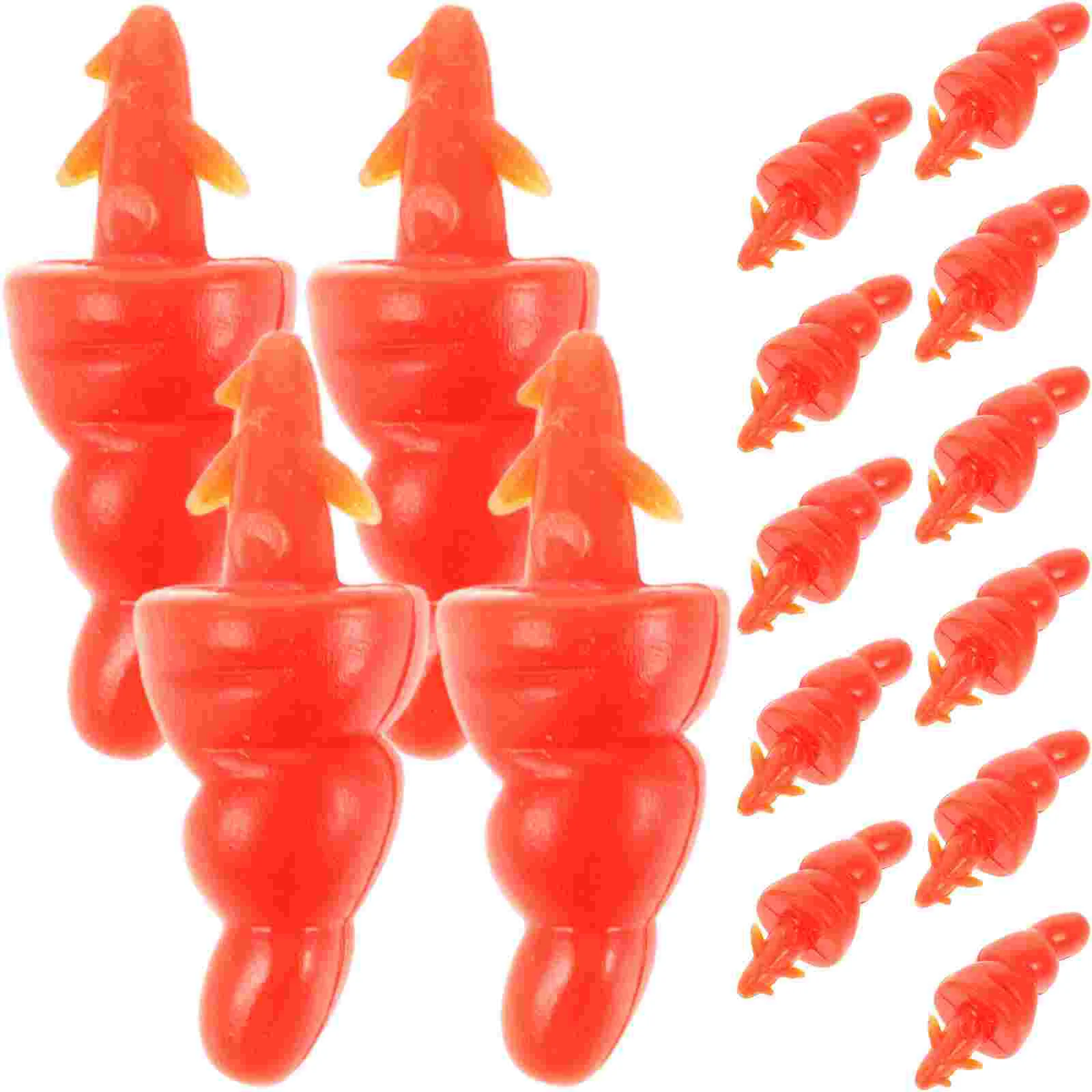 100 Pcs Snowman Accessory Nose Toy DIY Supplies for Xmas Decorative Circus Elder