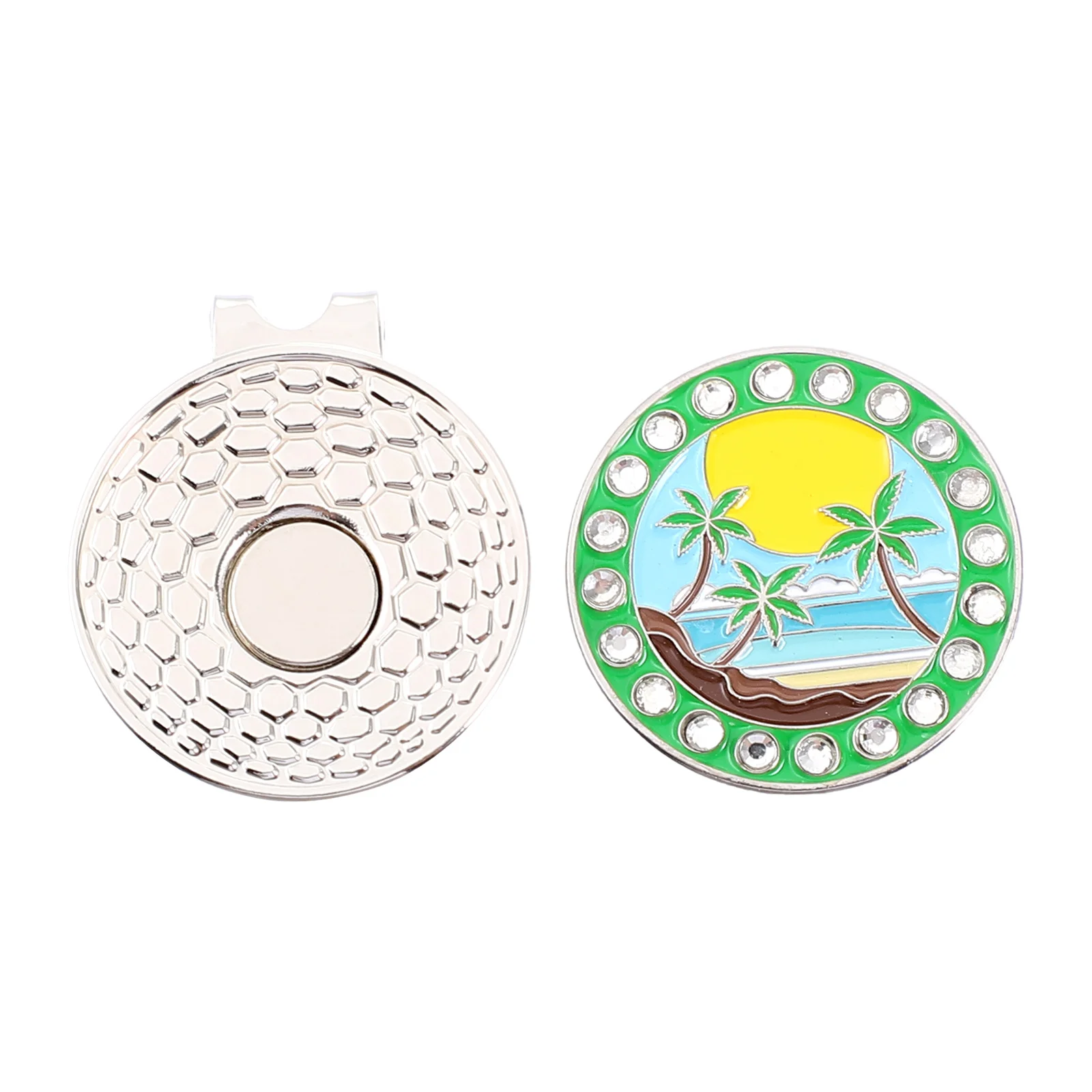 

Golf Hat Alloy Durable Golfing Training Aids Non Rust Wear Resistant Golfing Training Golfs Marking Hat Clips Aids Supplies