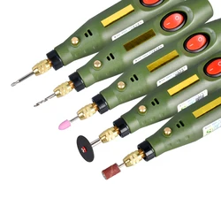 Mini Drill Machine Electric Grinder Curving Grinding Polishing Tool for Modelism Gundan Tool Military Hobby Modeling Tool kit