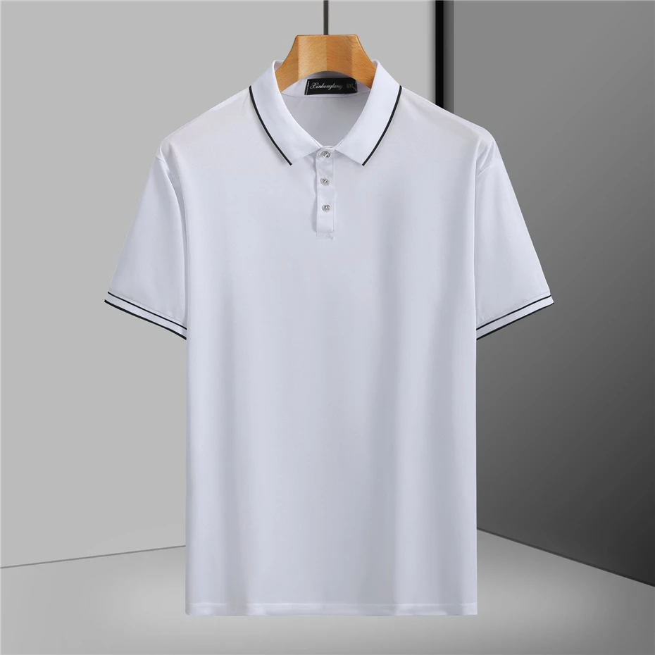 13XL Plus Size Polo Shirt Summer Short Sleeve Polo Shirts Men Fashion Casual Breathable Shirts Male Summer Tops 12XL 13XL