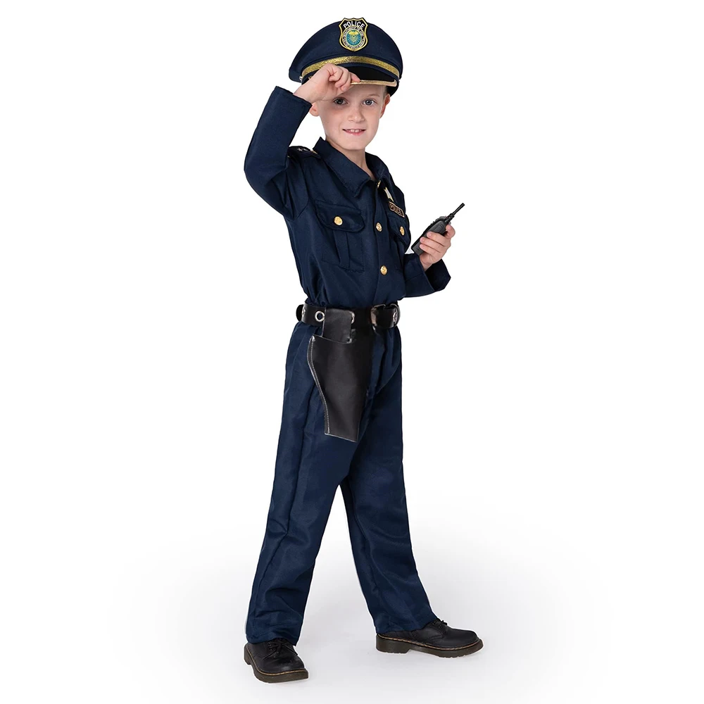 Deluxe Kids' Police Officer Costume 2