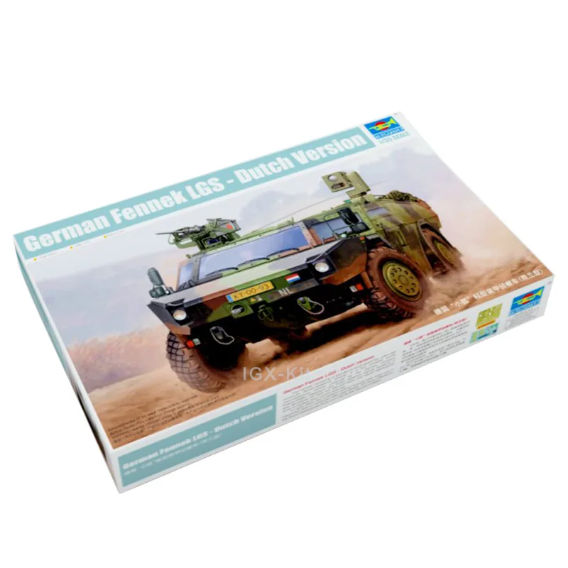 

Trumpeter 05533 1/35 German Fennek LGS Dutch Version Armored Reconnaissance Vehicle Car Military Toy Assembly Model Building Kit