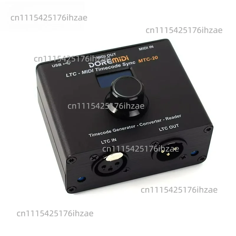 Transformation and Generation of Audio Timecode Synchronizer MTC-20 Timecode