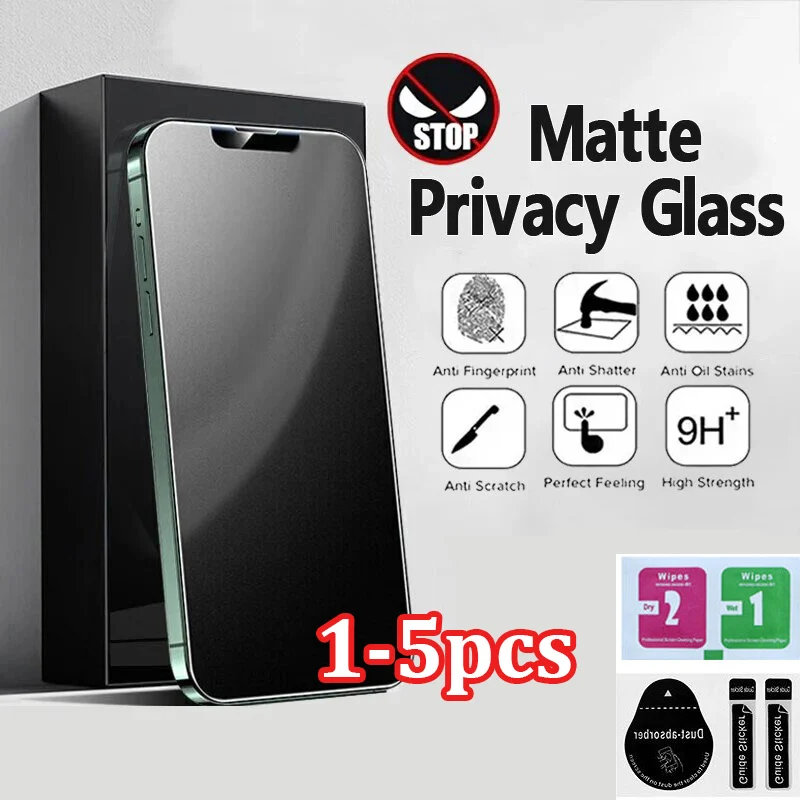 

1/2/3/5Pcs High Definition Anti Peeping Phone Film for IPhone 15 14 13 12 11 Pro Max X XR XSMAX 8 7 Plus SE Screen Protectors