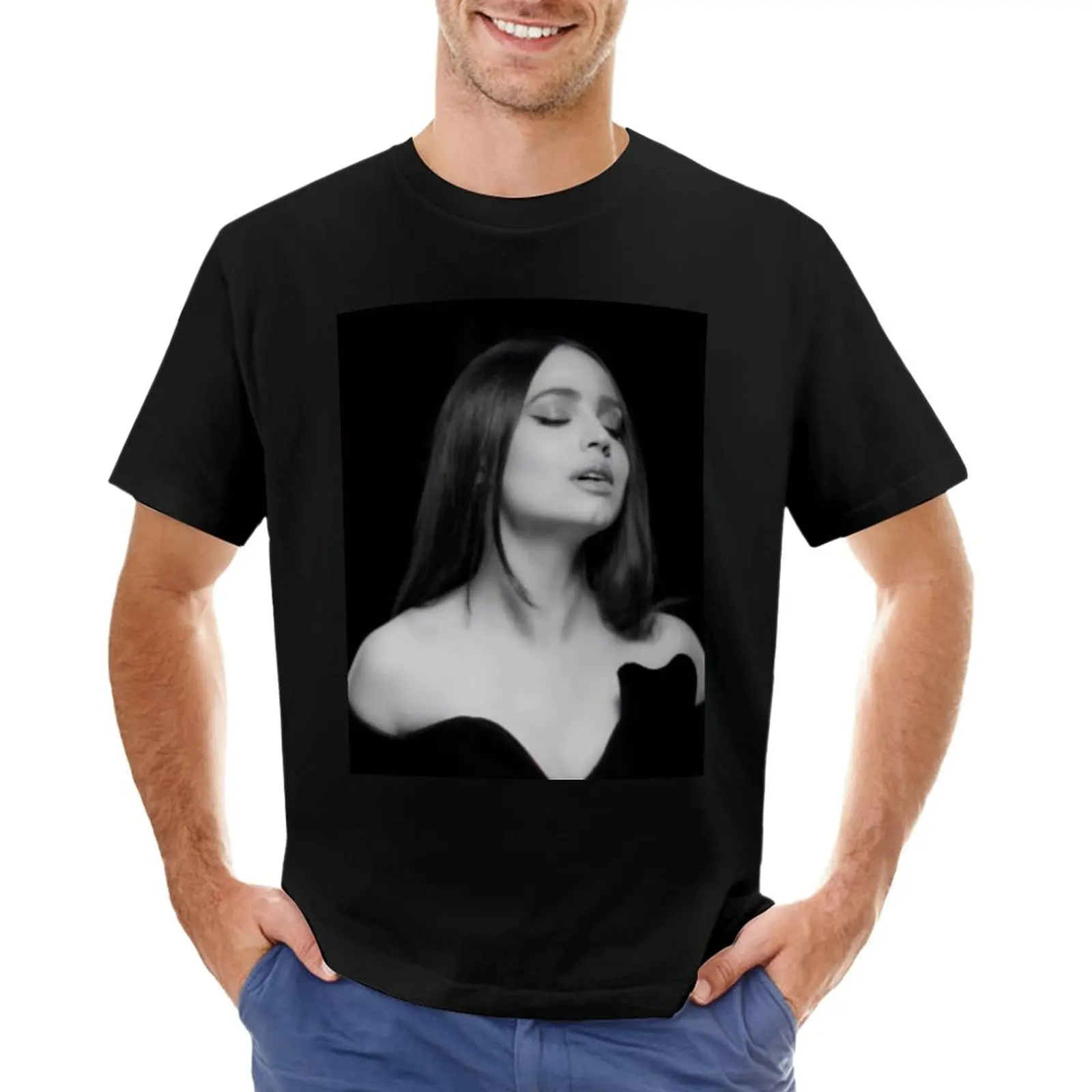 Sofia Carson Is Beautiful Art BW T-Shirt cute tops mens long sleeve t shirts