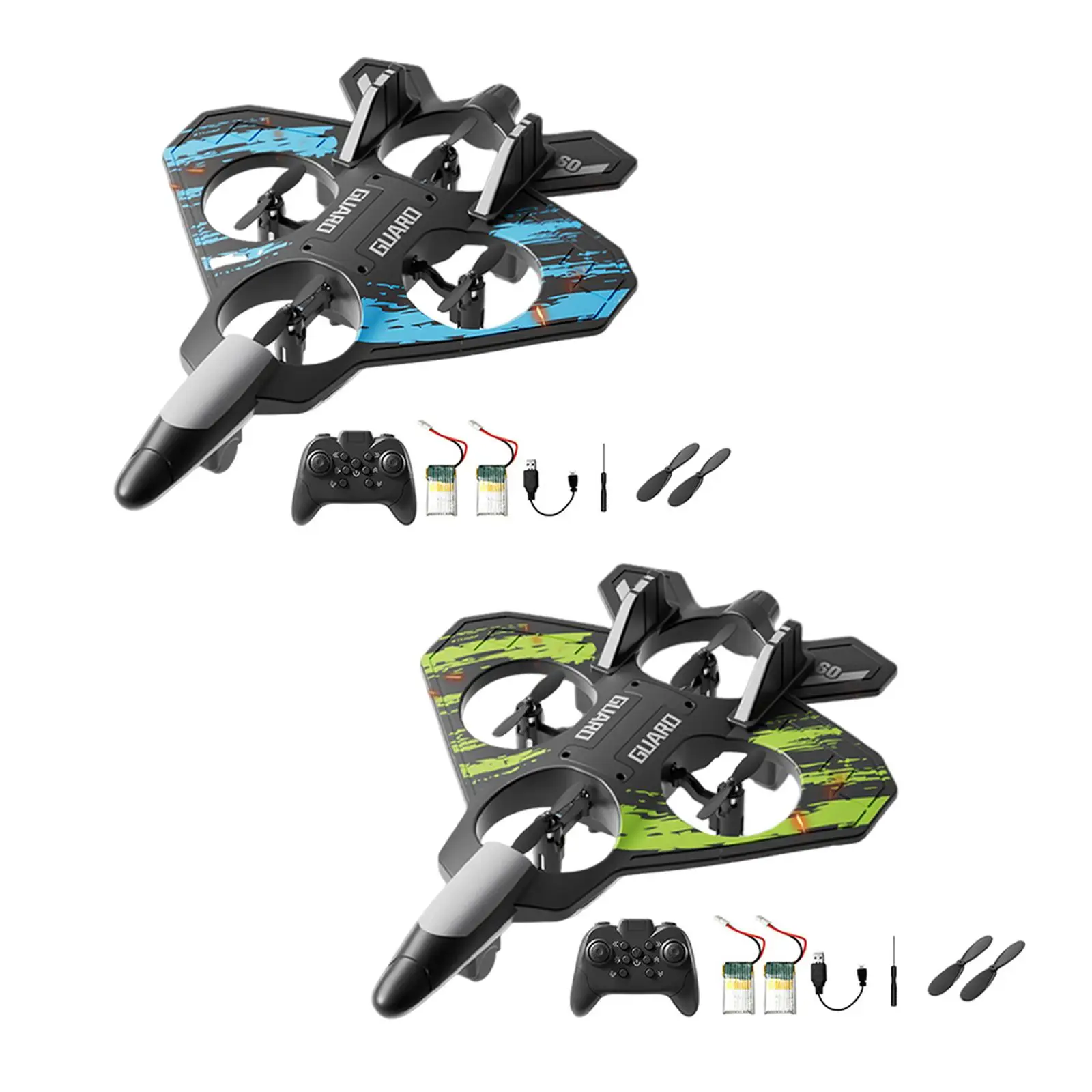 

Foam Remote Control Airplane Drop Resistant Easy to Fly Anti Collision Stunt Roll Portable for Kids Adults 6CH Fighter Jet Model
