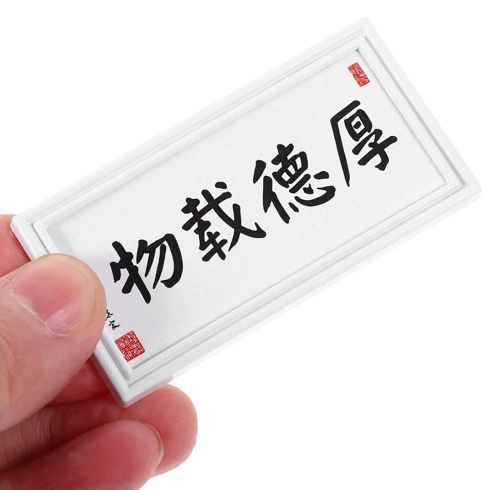 

3Pcs Miniature Calligraphy Frame Painting Decor Miniature House Accessories Mini Picture Frame Ornament for Tiny House Display