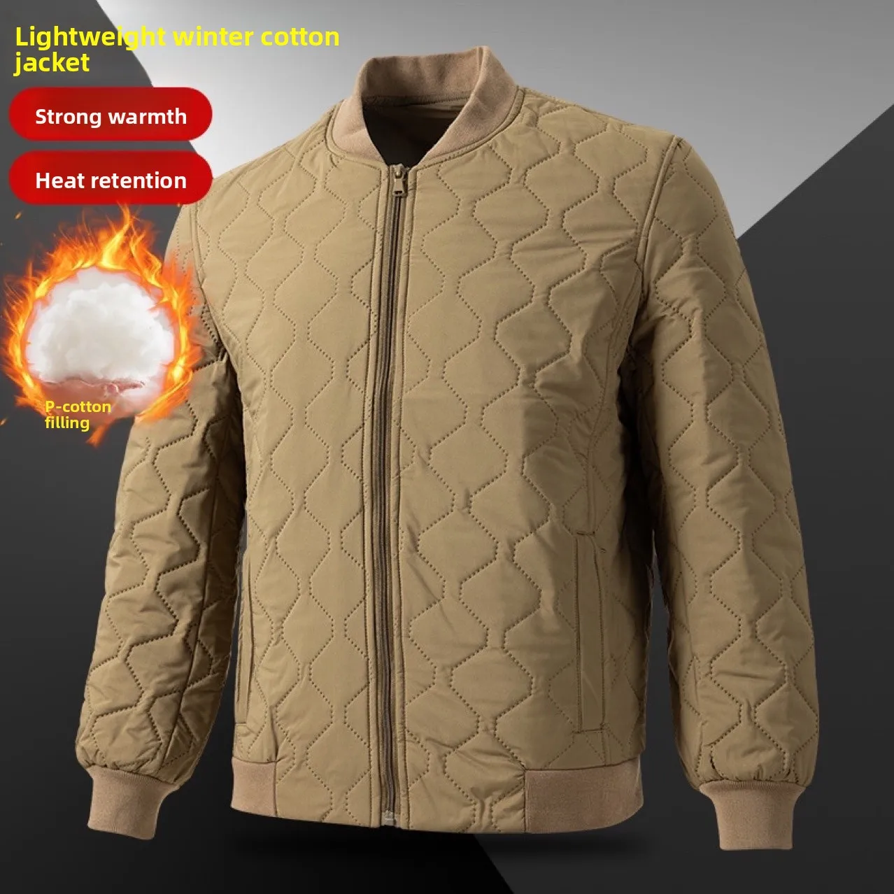 

Improved Winter Jaet Inner Cotton Casual Outerwear Baseball Collar New Model Police Du Coat Polyester Fiber ort ...