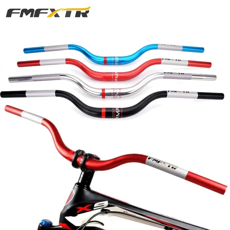 31.8MM 720mm Length Mountain Bike MTB Handlebar Aluminum Alloy DH DownHill Bicycle Riser Handle Bar with Matte Surface