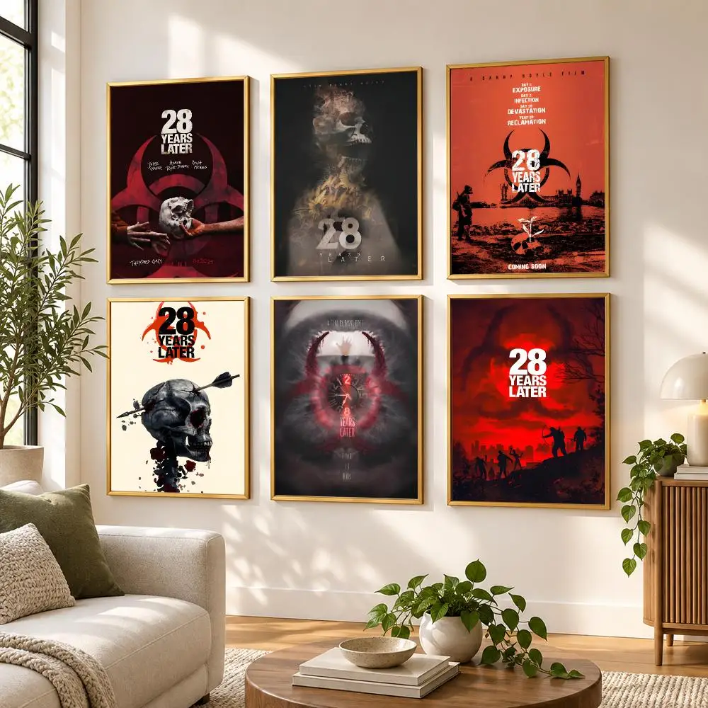 Movie 28 Days Later Poster HD art sticky wall waterproof home living room bedroom bar aesthetic decoration