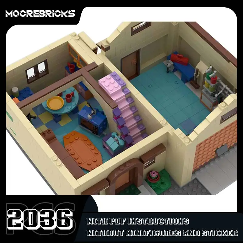 MOC-100451 modulares Haus DIY Baustein Wahrzeichen kleine Partikel Organisation Modell High-Tech Ziegel Spielzeug Kinder Weihnachts geschenk