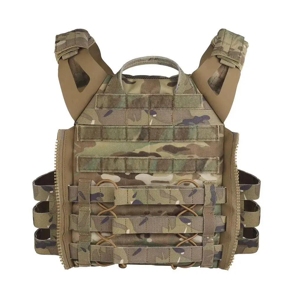 JPC Tactical Vest 2.0 Molle Paintball Airsoft Combat Training Quick Release Plate Carrier Outdoor Hunting Protective Vest Gear