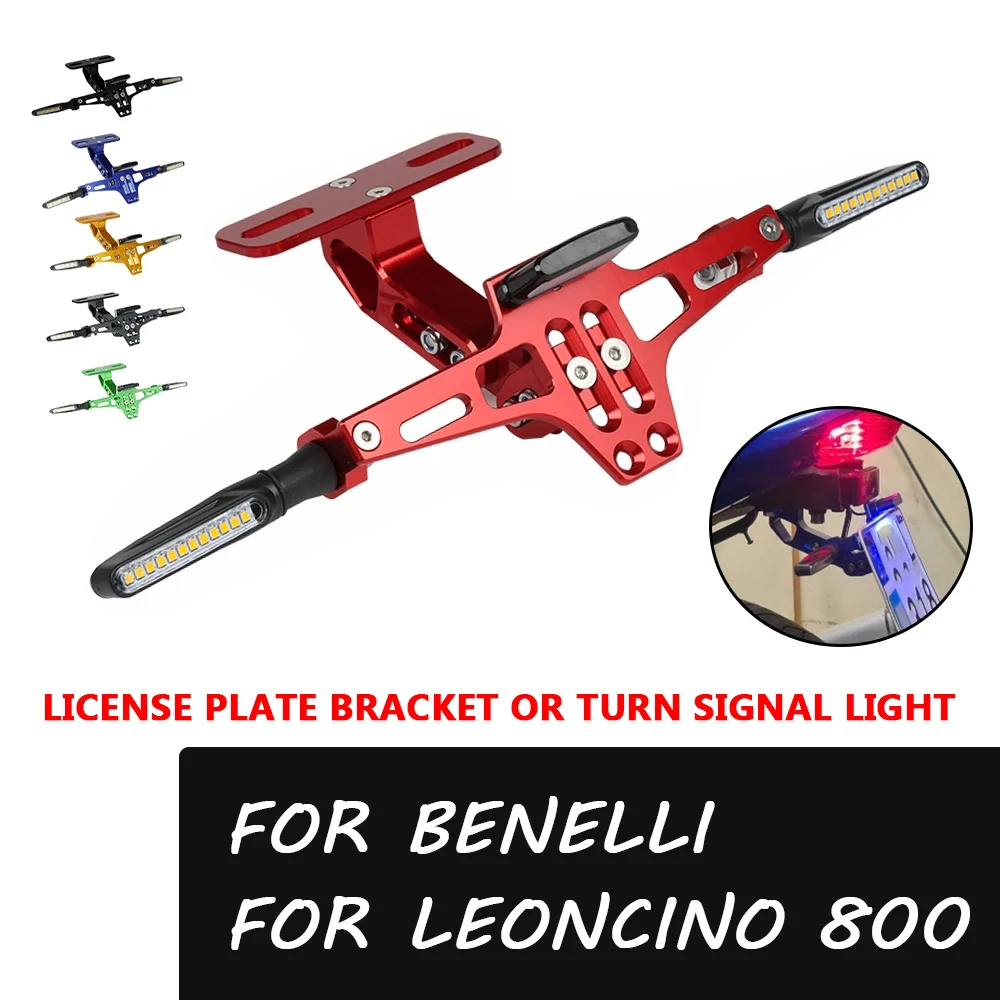 

Motorcycle Accessories Rear License Plate Bracket Holder Fender Eliminator Kit For Benelli Leoncino 800 Trail Leoncino800 2024
