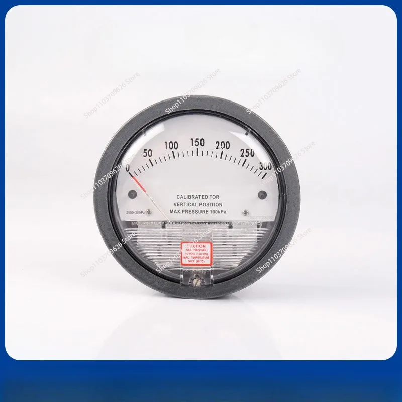 Plastic Economical Engineering Fund Differential Pressure Gauge Negative Pressure Gauge Clean Room Micro Pressure Differential P