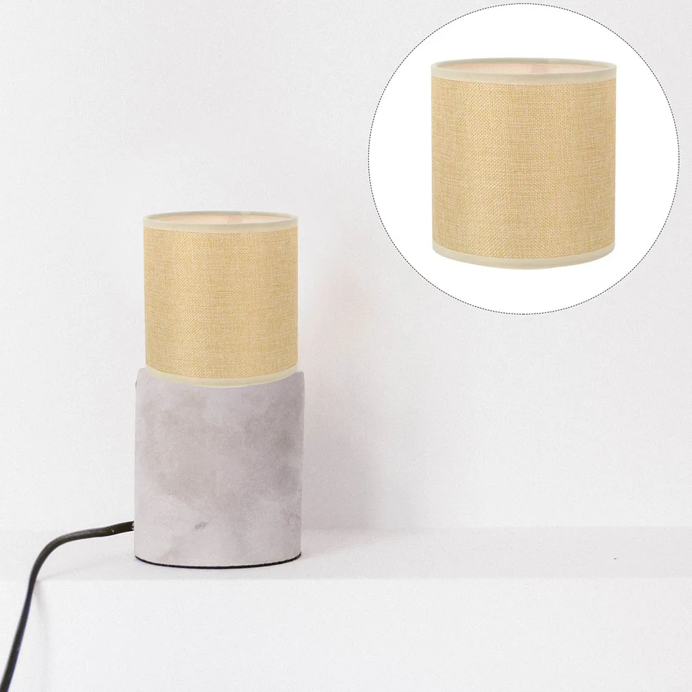 

Абажур из льняной ткани, прочная ткань, художественный светильник, чехол для дома, спальни, кабинета, стола, декор стола, надежное, длительное использование