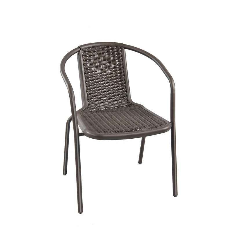 

backrest lazy person leisure outdoor courtyard balcony small table and chair simple single person iron art plastic