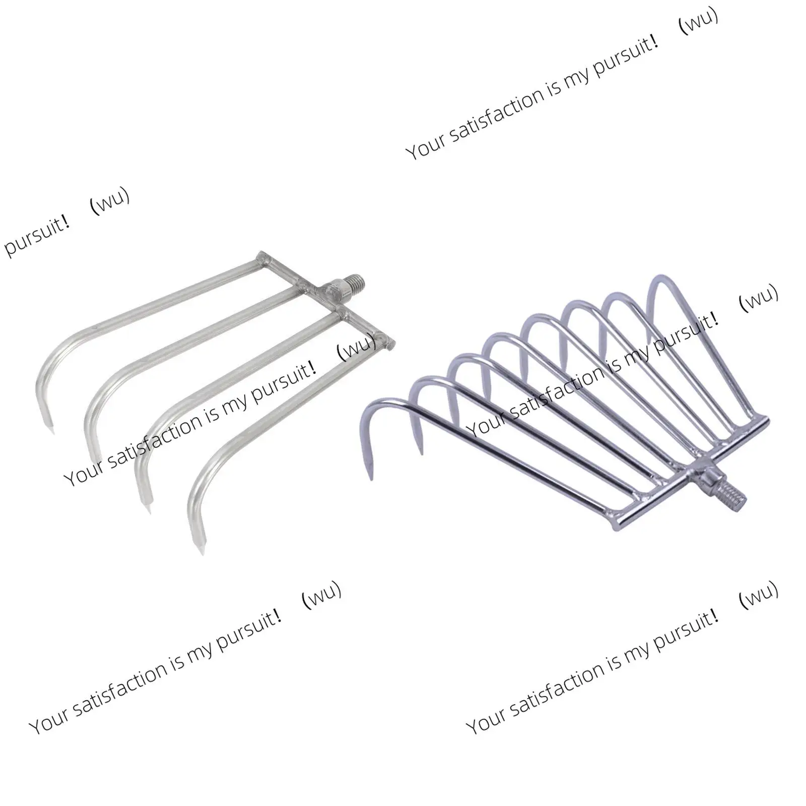 Hand Rake Head Fishing Sturdy Remover Tool for Planting Transplanting Stream