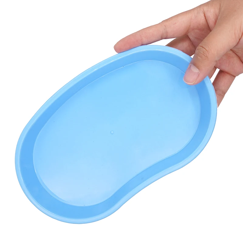 1PC Dental Medical Surgical Tray for Instruments Bending Disinfection Dish Plate Essential Clinic Lab Consumable