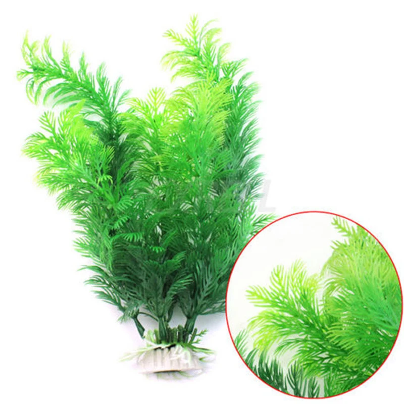 Plantas acuáticas de simulación para acuario, adorno de hierba Artificial para pecera, accesorios de decoración